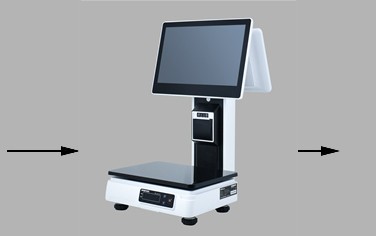 PC一体收银秤